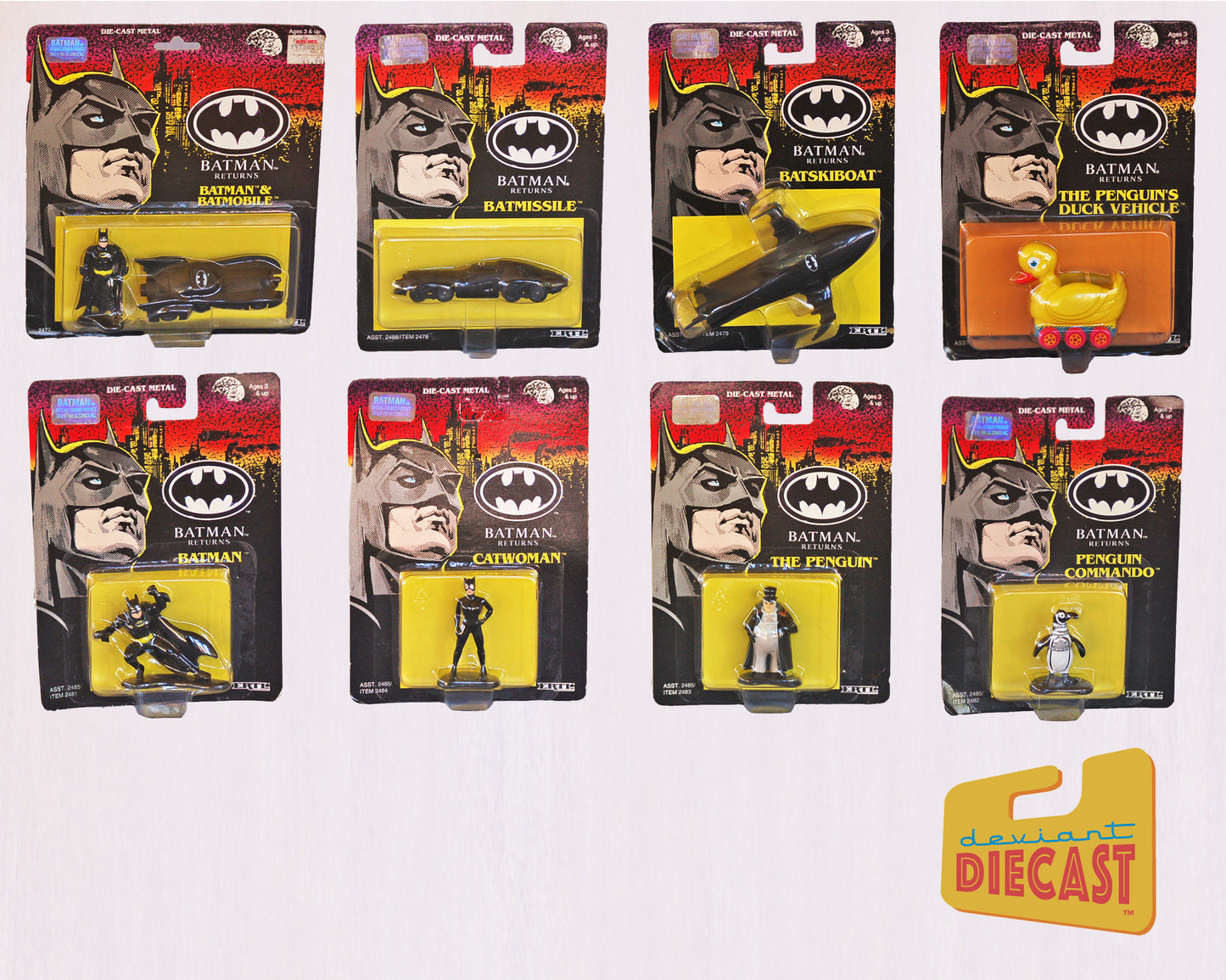 1992 ERTL Batman Returns Die-cast Collection