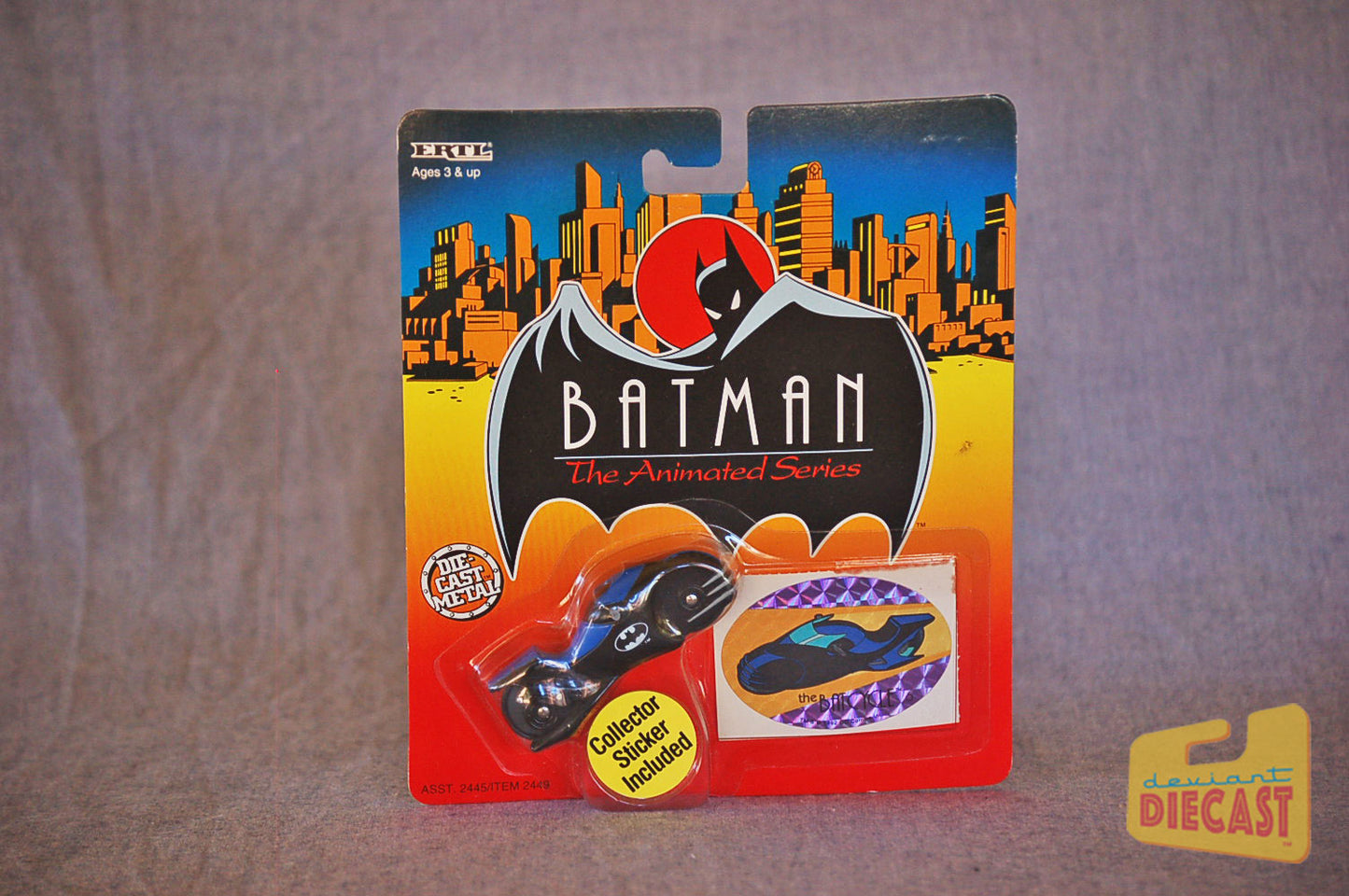 1992 ERTL Batman the Animated Series Vehicles and Figures — Complete Set!