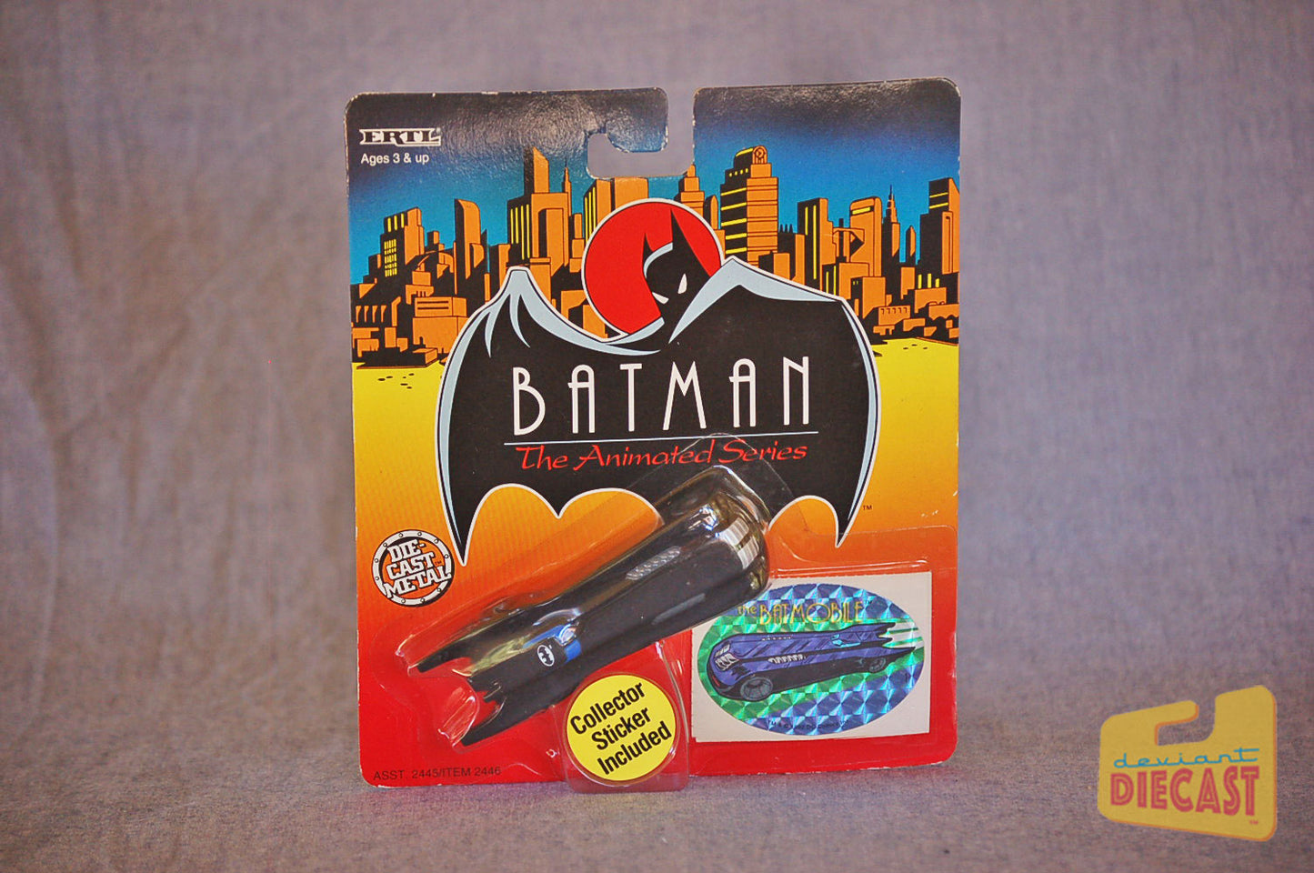 1992 ERTL Batman the Animated Series Vehicles and Figures — Complete Set!