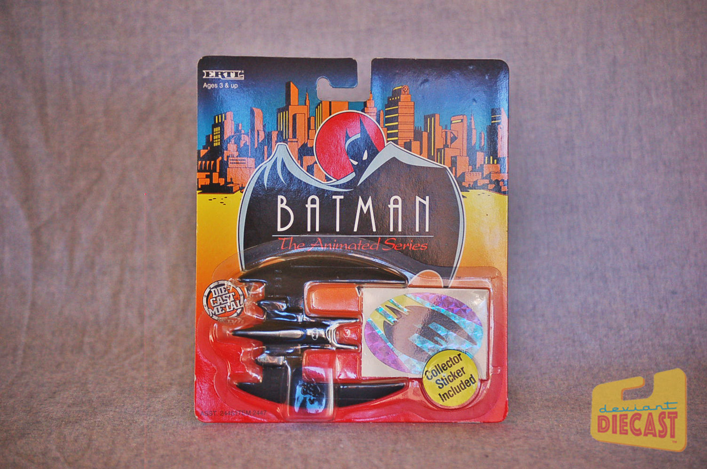 1992 ERTL Batman the Animated Series Vehicles and Figures — Complete Set!