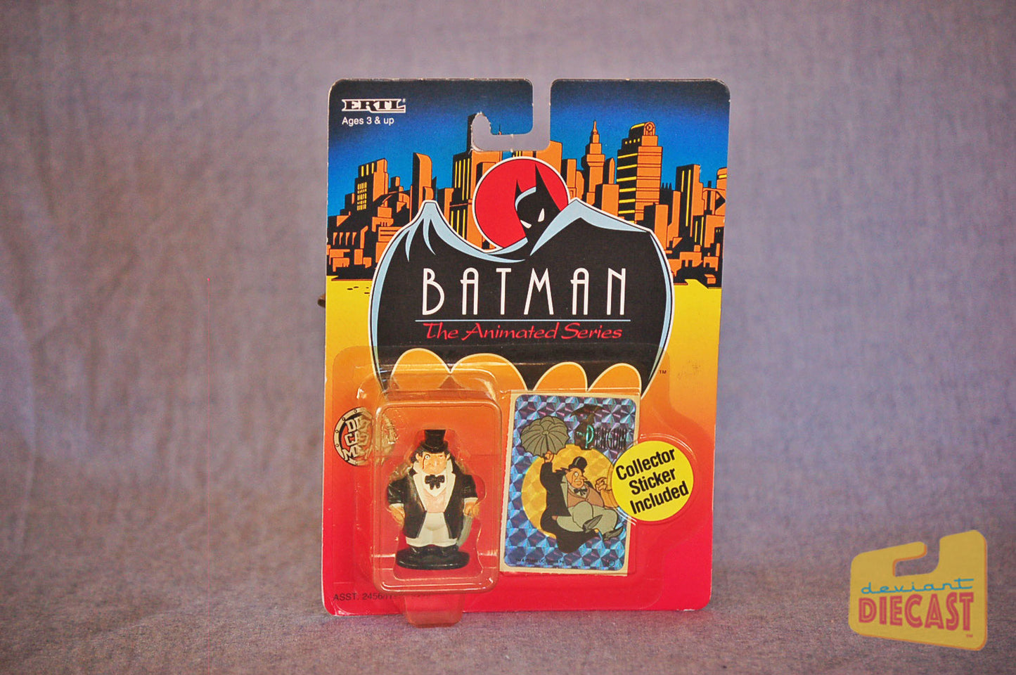 1992 ERTL Batman the Animated Series Vehicles and Figures — Complete Set!