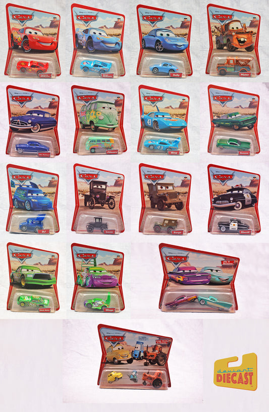 2006 Pixar CARS Complete First Release Plus Two "Movie Moments" Sets