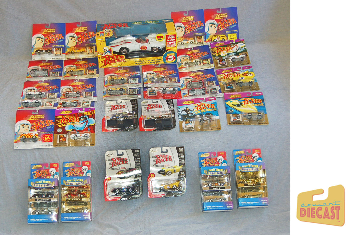 Speed Racer Die-cast Spectacular: Complete sets! Mint!