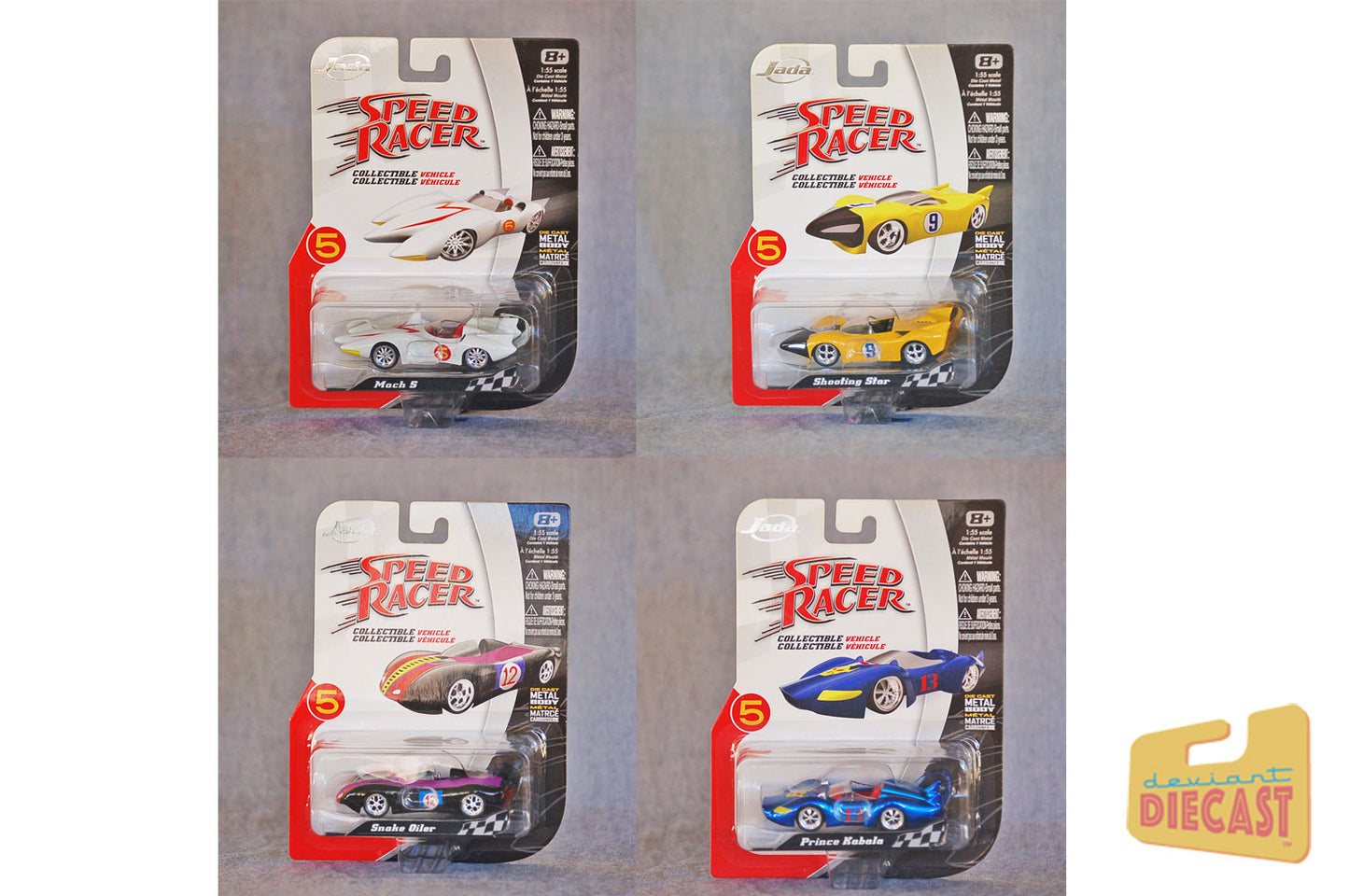 Speed Racer Die-cast Spectacular: Complete sets! Mint!