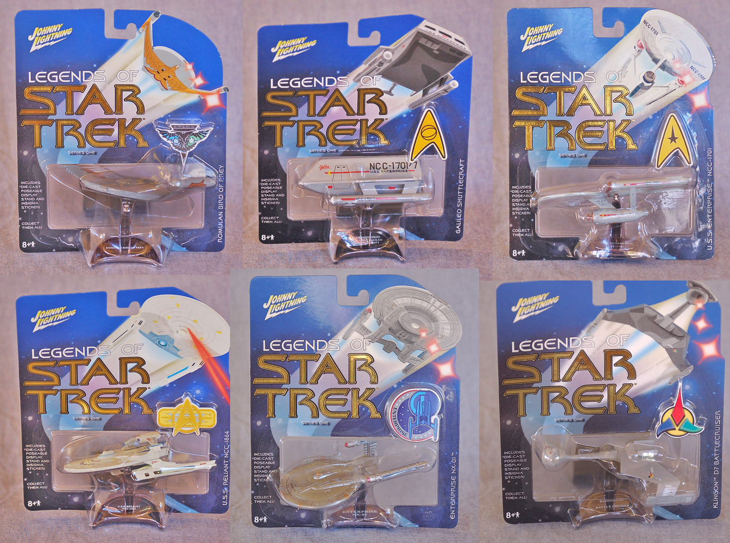 Star Trek Die-cast Collection — Johnny Lightning, Galoob, and more