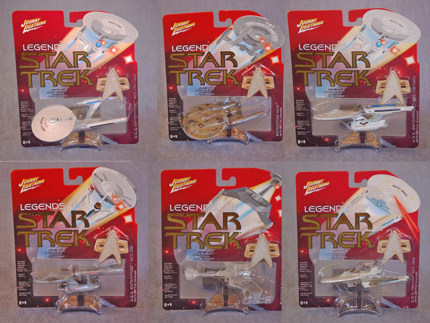 Star Trek Die-cast Collection — Johnny Lightning, Galoob, and more