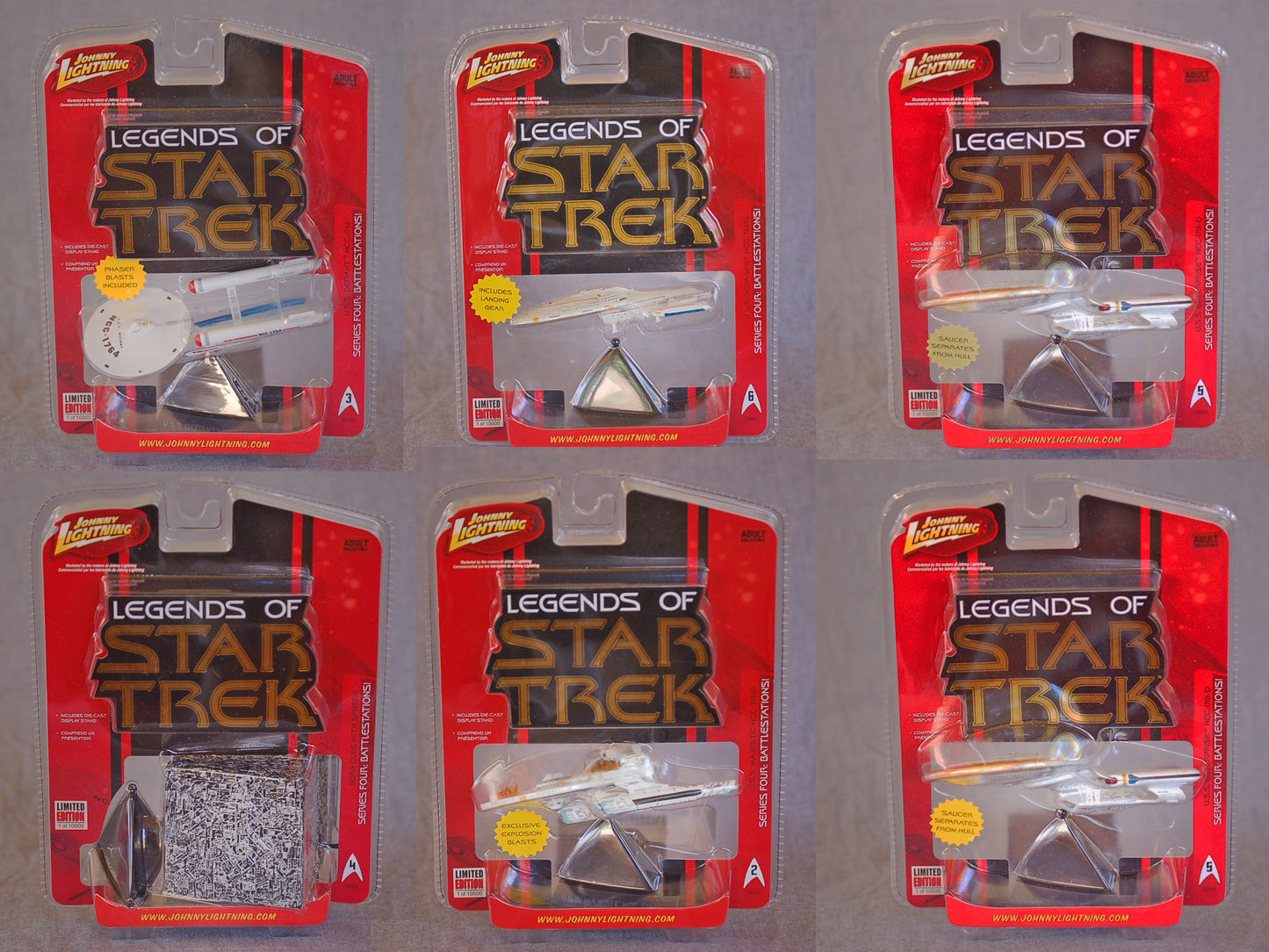 Star Trek Die-cast Collection — Johnny Lightning, Galoob, and more