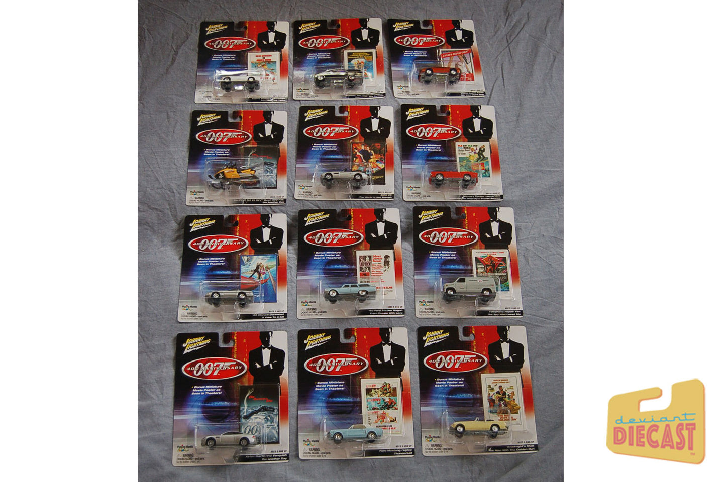 007 Die-cast Extravaganza — Corgi, Danbury Mint, Johnny Lightning, Hot Wheels, Jada — Vintage! Rare! Minty-mint-mint!