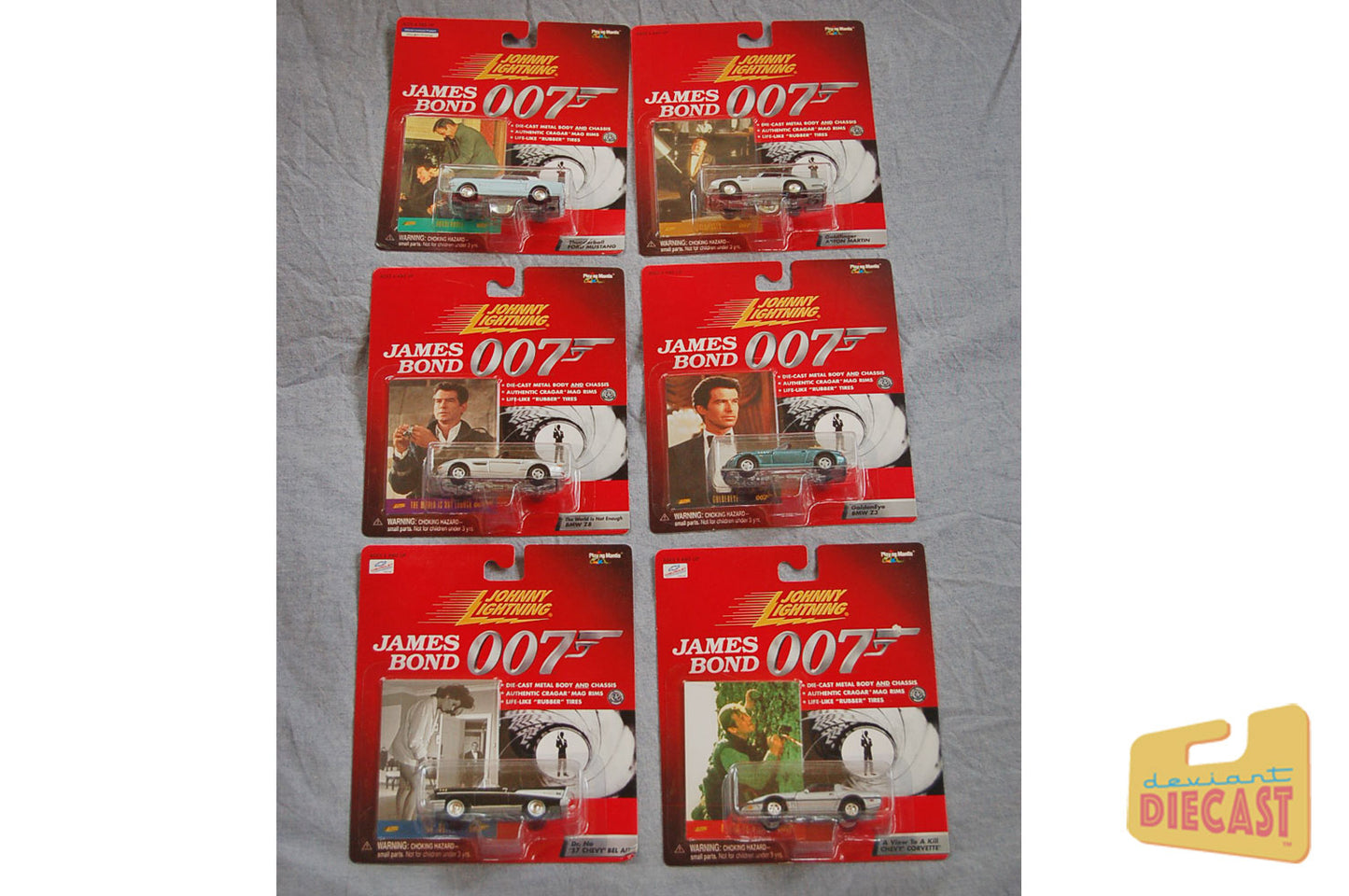 007 Die-cast Extravaganza — Corgi, Danbury Mint, Johnny Lightning, Hot Wheels, Jada — Vintage! Rare! Minty-mint-mint!